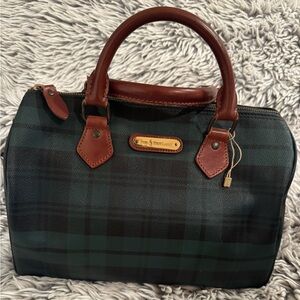 Polo Ralph Lauren Tartan plaid boston bag